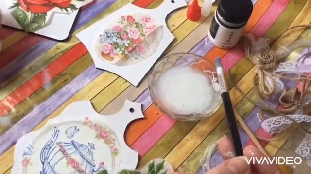 Карантин//Декупаж