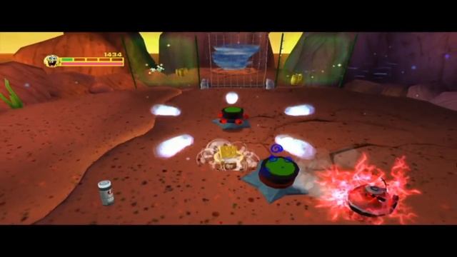 Эксклюзив игра Губка боб Квадратные Штаны Планктон Месть Роботов (Pакушечная улица)