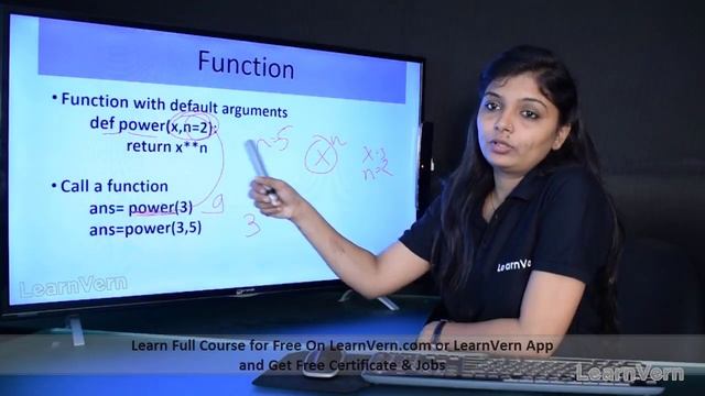 Default Argument In Python | How To Call Default Arguments In Python | Video In Hindi | LearnVern