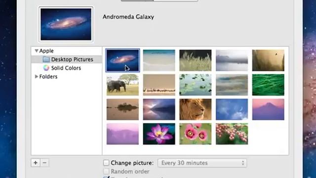 Apple Macbook - Change Wallpaper