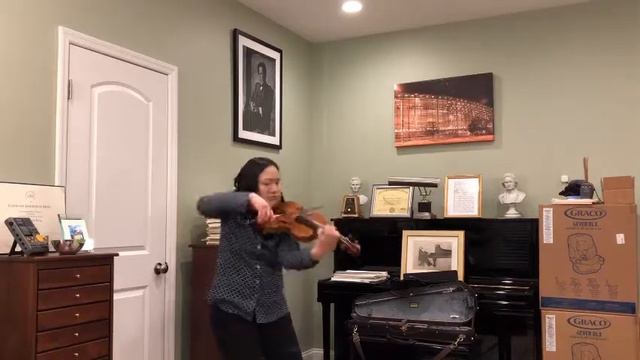 Jessica Hung - Bach Sonata In G Minor Presto