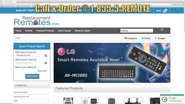 HITACHI CLU3844WL TV Replacement Remote Control - Www.ReplacementRemotes.com