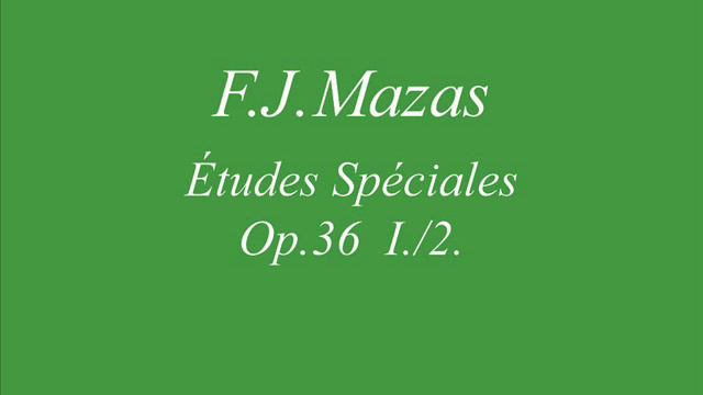 Mazas Violin Etude No.2.