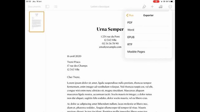 Comment Enregistrer En Pdf Sur Page - Ipad
