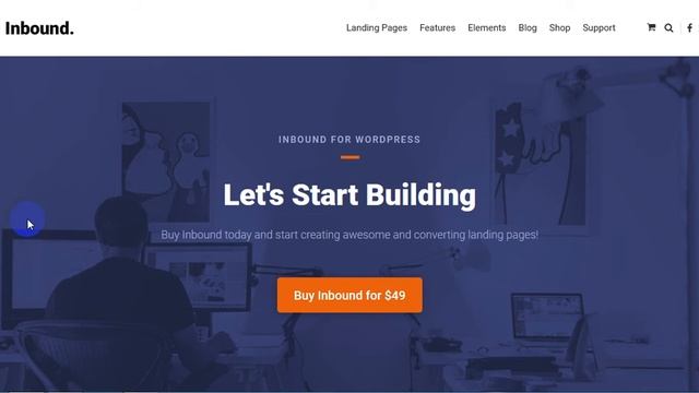 Inbound WordPress Landing Page Theme