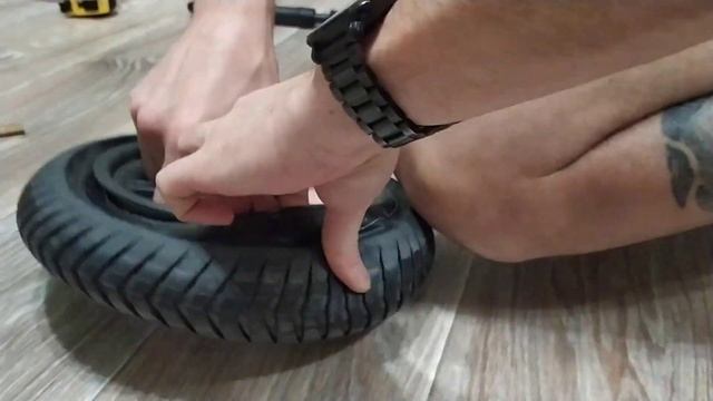 Снятие покрышки 10*2,5