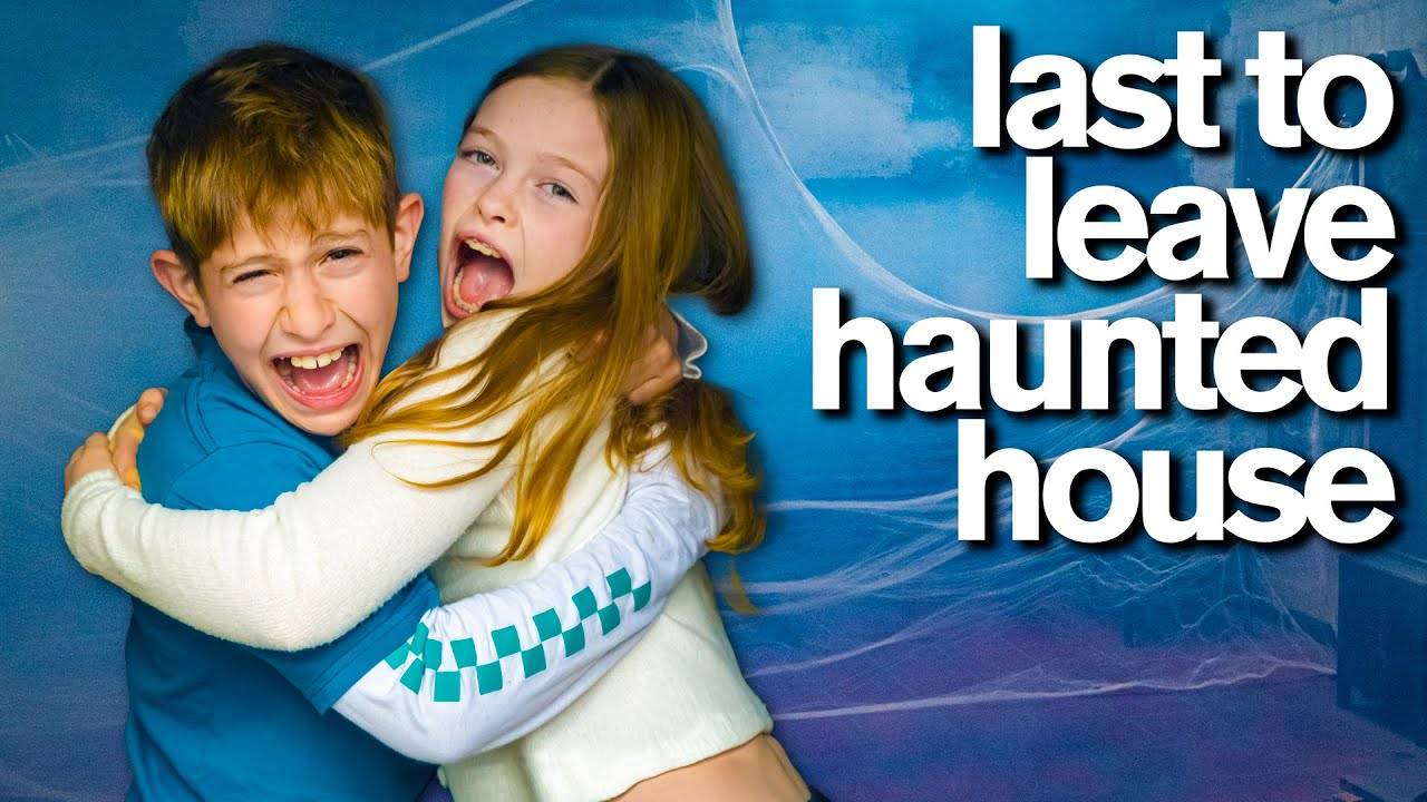 Boy Vs Girl LAST TO LEAVE HAUNTED HOUSE
