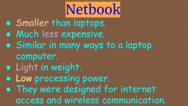 Types Of Computer Part-15 | Netbook ? | नेटबुक ? | @ Computer Skill Development |