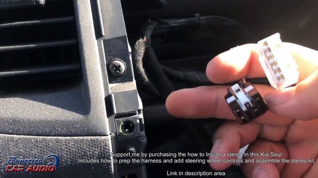 How to remove factory stereo Kia Soul 2012-2013