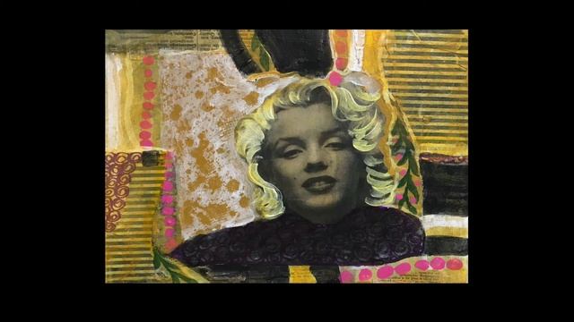 Doris Charest art: Mixed media collage art-Adult portraits