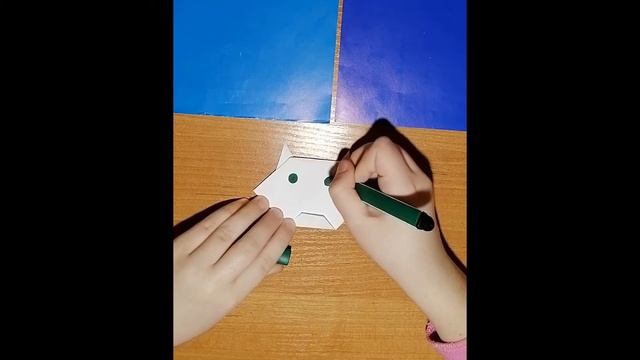 Оригами котик из бумаги | ORIGAMI PAPER CAT