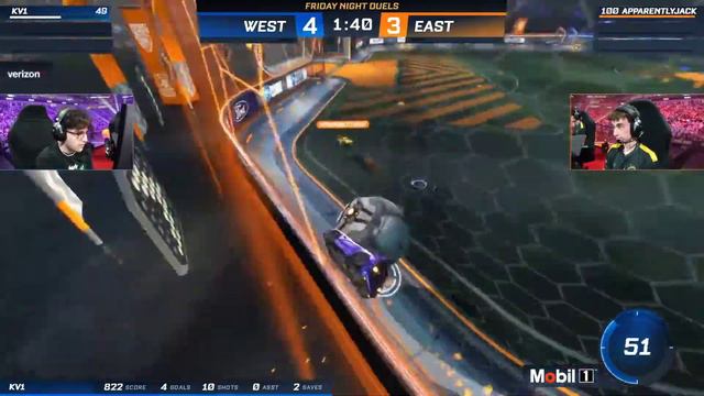 Kv1 Vs ApparentlyJack | Rocket League World Championship | 1v1 Showmatch