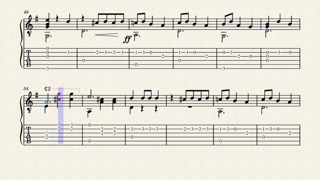 Lillies of the Valley – Albert John Weidt (1866 - 1945) - Tablature