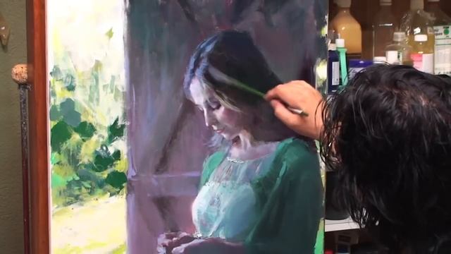 EMERALD PAINTING BY VLADIMIR VOLEGOV