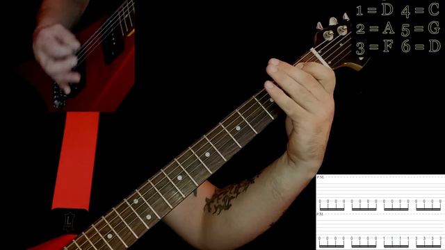 Six Feet Under - The Enemy Inside (guitar Cover Playthrough Tab)