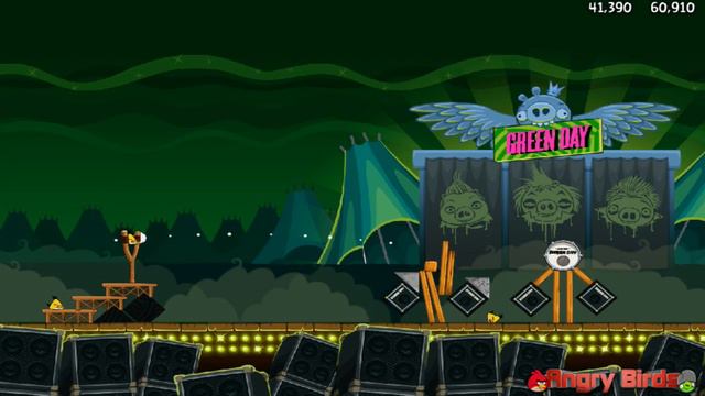 Angry Birds Friends Green Day Level 18 - 3 Star - Facebook