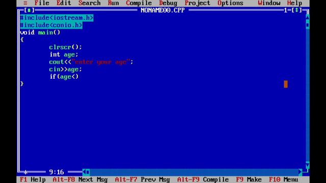 C++ Program To Check Age For Voting