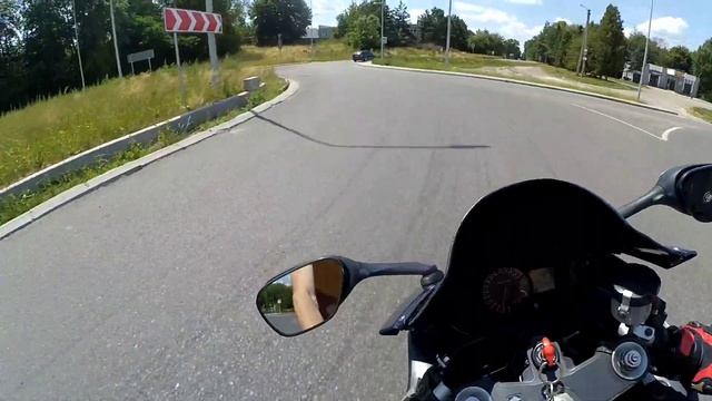 На СпортБайке под Музыку SUZUKI GSXR1000 Fahrten auf Sportbike SUZUKI GSX-R1000 K6