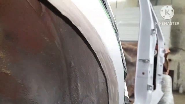 Грунтование кузова Гольф 2.