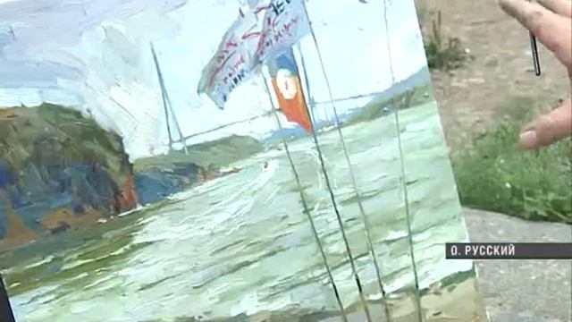 Художники работают на пленэре фестиваля 