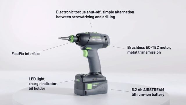 Cordless Drill T 18+3 | C 18 - Festool (EN)