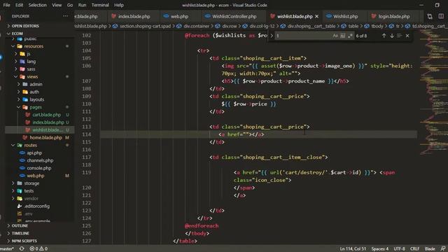 #24 Product Wishlist Page Setup
