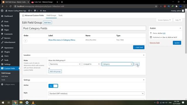 [Part 23] Creating API For Category Taxonomy - Build News App With WordPress API