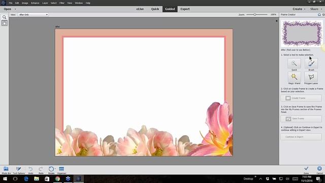 Photoshop Elements 15 Frame Creator