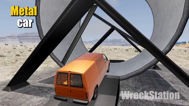 Jelly Car Vs Metal Car - Beamng Drive