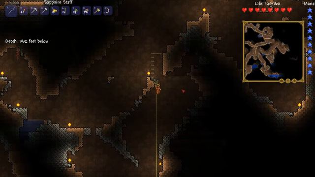 Let's Play - Terraria(1.2) - ''Нашёл кристалл жизни'' - часть 2