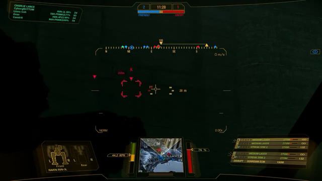 MWO Охотник RAVEN-3L пожертвовал собой ради спасение базы и сопротивление от захвата чужих