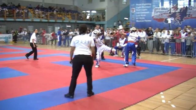 Martin Sziffer V Danil Gerasimov WAKO Junior European Championships 2013