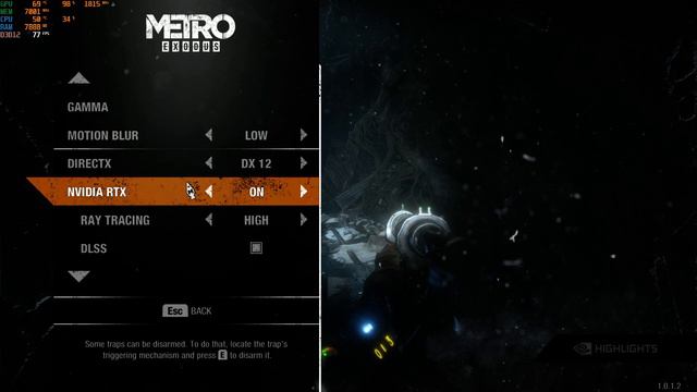 Metro Exodus: RTX 2070 - I7 4790K (Extreme Settings RTX ON) 1080p & 1440p