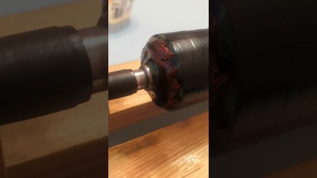 Пропитка якоря эпоксидкой за один слой в 