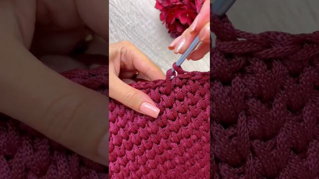 Узор крючком для сумки
