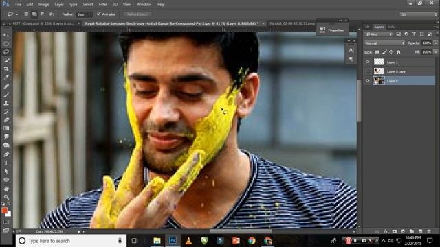 Holi Special Photo Editing | Photoshop Cc 2018 Tutorial