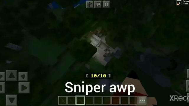 Мод на 3д оружие в майнкрафт пе?