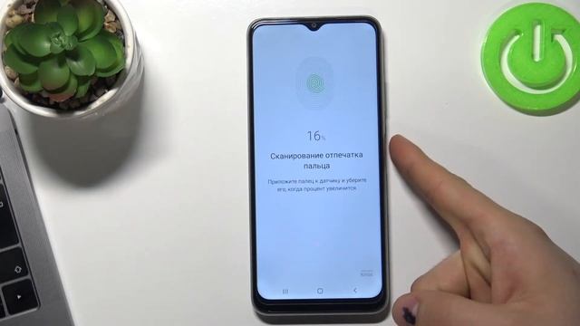 Как сделать отпечаток пальца на Samsung Galaxy F22 / Блокировка отпечатком