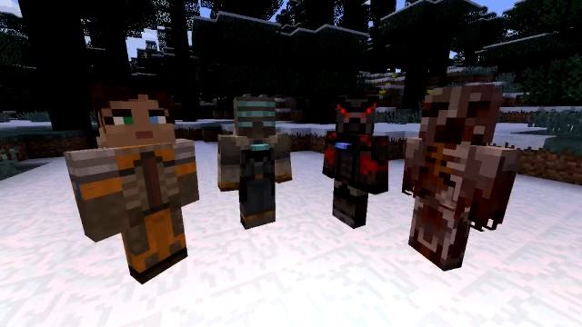 Minecraft Xbox 360: Skin Pack 5 NEW SCREENSHOTS - Dead Space