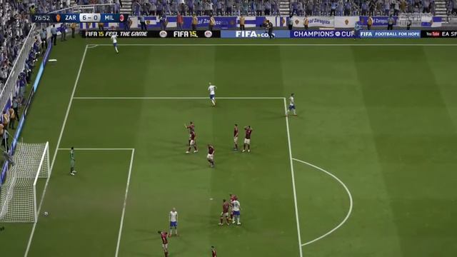 Fifa 15 Real Zaragoza Vs AC Milan
