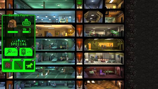 Fallout Shelter дойти до 100 жителей