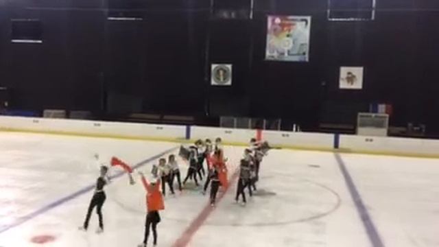 Соревнования балетов Франция, 6 место в категории Open -15 Ans, Barselone, Wonder Ice