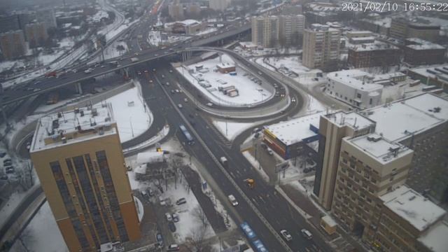 Москва - Нижегородская улица - веб камера 10.02.2021, 13:56
