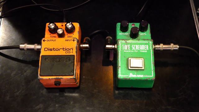 Vintage Ibanez Tube Screamer TS808 Vs Vintage Boss DS1