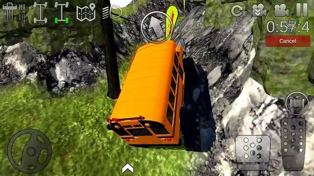 School Bus Driving In Extreme Woodland - Offroad Outlaws - Android Gameplay