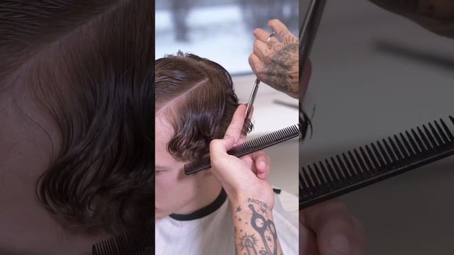 Мужская стрижка на кудрявые волосы