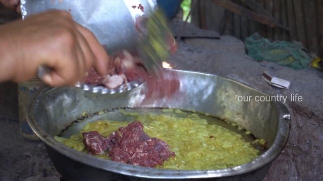 Our Country Life | Grandma Baked A Dish In The Fire | Village Lifestyle Of The Mountain