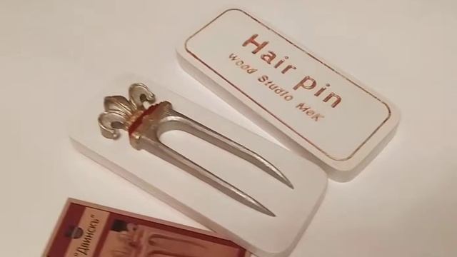 Заколка для волос от Михаила Ткалич. Ручная работа.