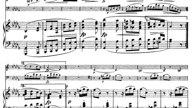 R. Schumann, Trio Pour Piano No. 2 Op. 80 - 3. In Mässiger Bewegung