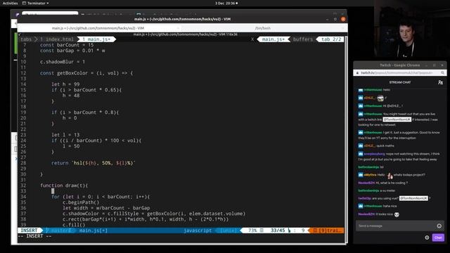 TomNomNom makes a digital VU meter with HTML canvas